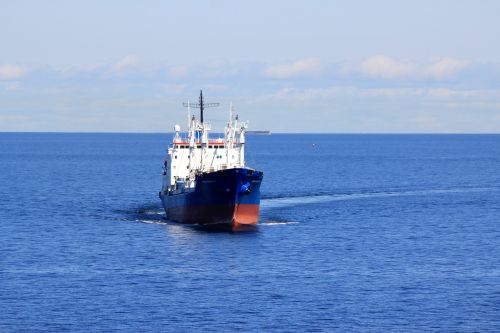 ship cargo ship sea