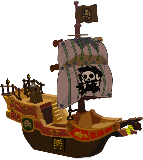ship boat pirate