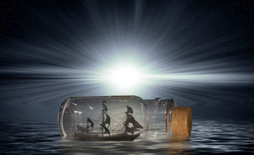 ship bottle light