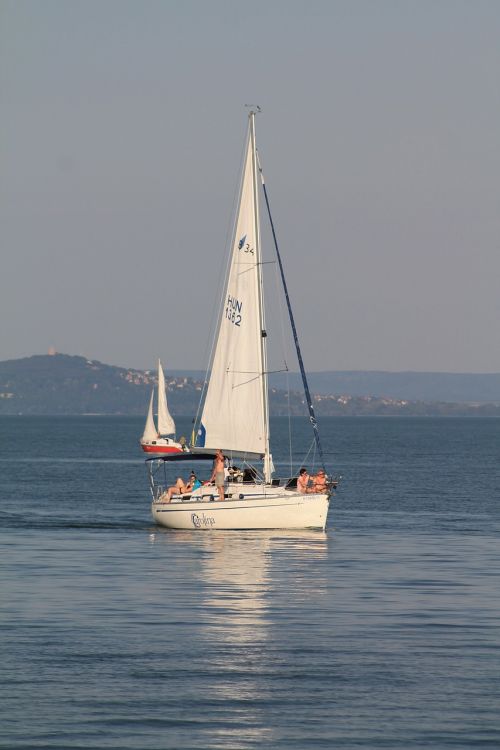 ship sailing lake balaton