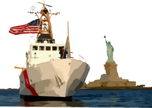 ship sailing statue