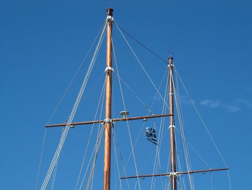 ship masts sail