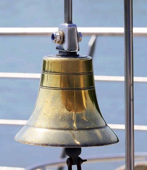 ship bell  brass  metal