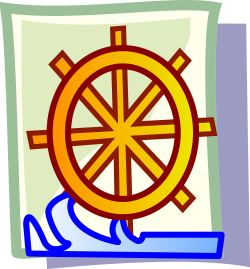 ship helm wheel steering