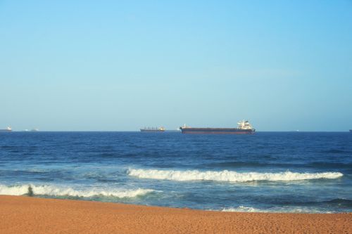 Ships Lying At Sea