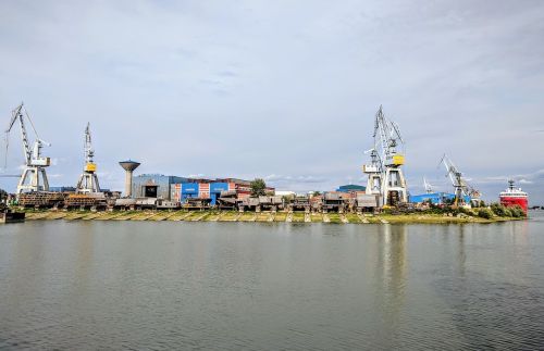 shipyard danube river