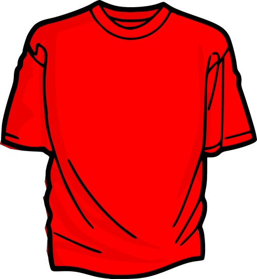 shirt t-shirt red