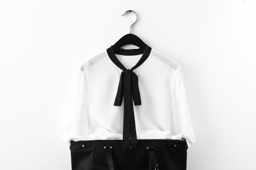 shirt fashion black and white