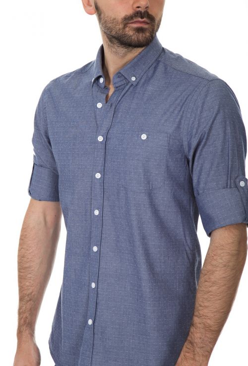 shirt blue male