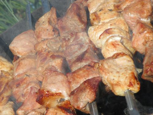 shish kebab food meat