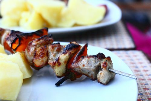 shish kebab grill meat