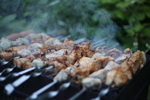 shish kebab summer meat