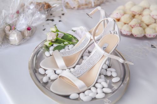 shoe bride sugared almonds
