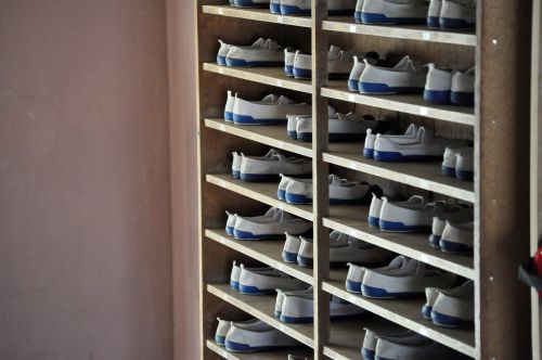 shoe footwear rack