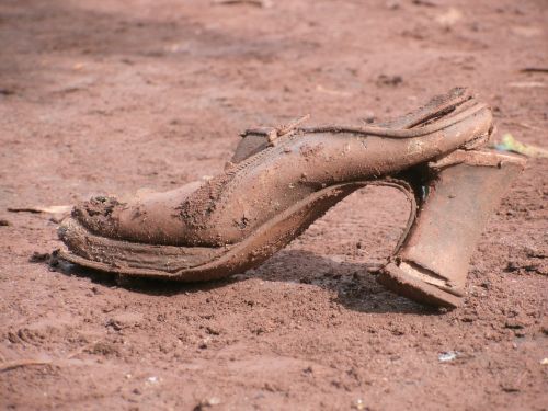 shoe misery mud