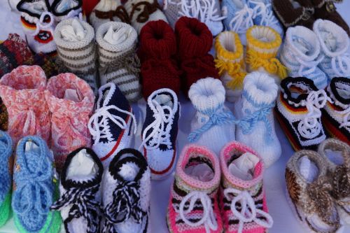 baby shoes colorful