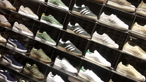 shoes display sneakers