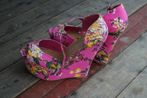 shoes colorful geblümt