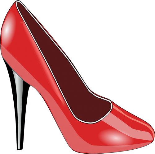 shoes red ladies