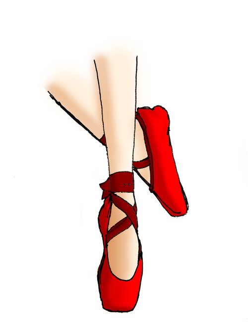 shoes  red  ballet