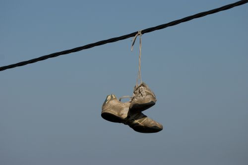 shoes sky rope