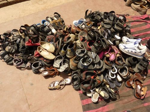 shoes sandals mosque