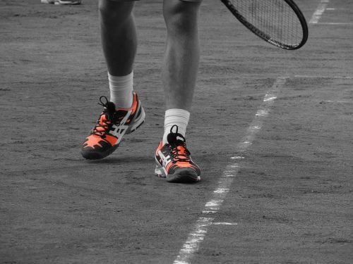 shoes tennis racket