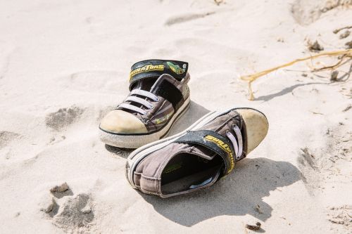 shoes sneakers beach