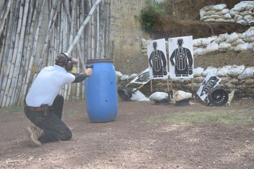 shooting shotgun practice