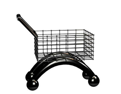 shopping cart  isolated  shopping