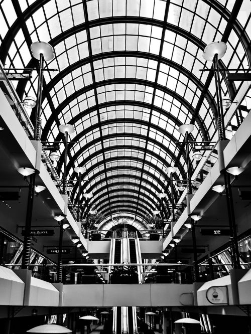 shopping centre stairs market hall