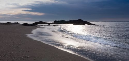 shore beach dawn