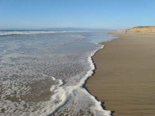 shore ocean sand
