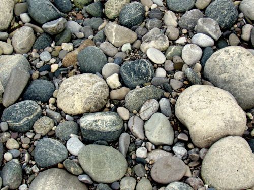 shore stones boulders stones