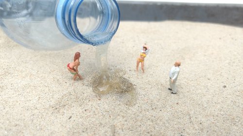 shower  bottle  miniature figures