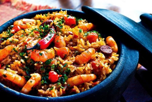 shrimp rice peppers
