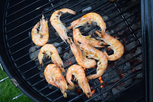 shrimp  barbecue  food