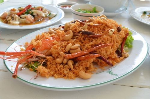 shrimp cuisine thailand