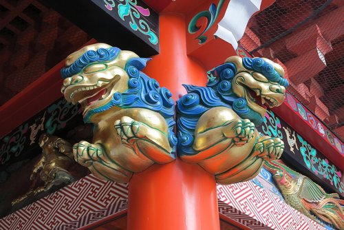 shrine  japan  carving