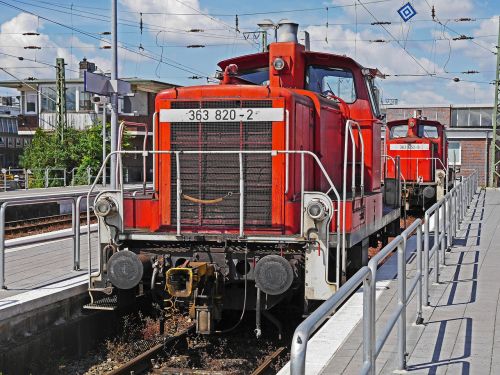 shunting locomotives diesel locomotives turned off
