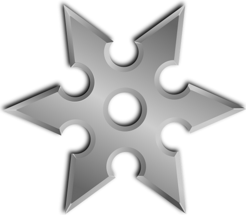 shuriken throwing star ninja star