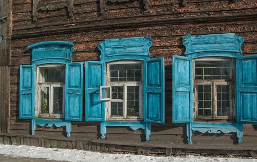 siberia irkutsk wooden houses