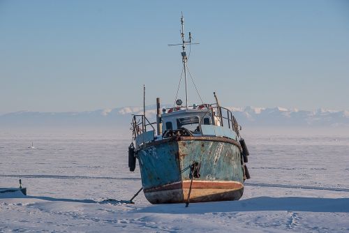 siberia lake baikal ice