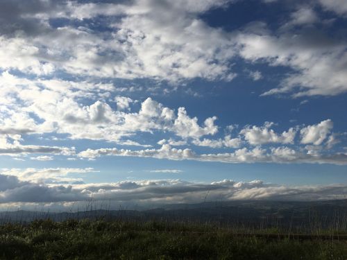 sicily landscape cloud