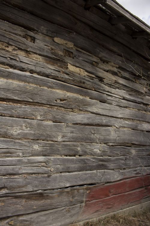 Side Of A Barn Old Wood Planks