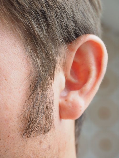 sideburns ear hair