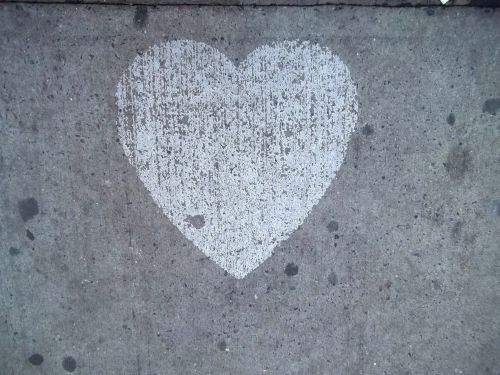 Sidewalk Heart