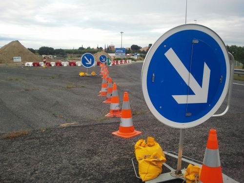 sign traffic road