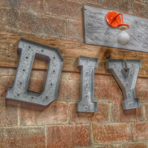 sign do it yourself diy