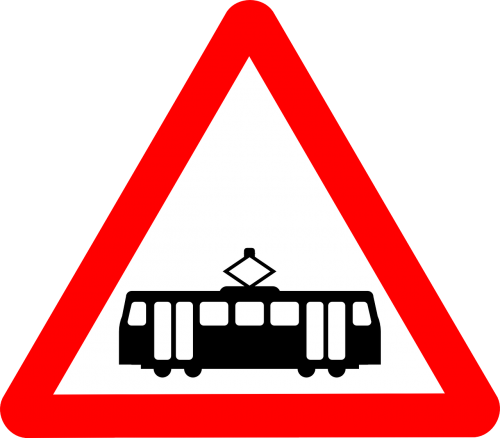 tramway signs tram